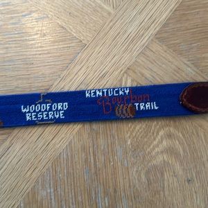 Kentucky Bourbon Trail Needlepoint Belt